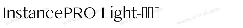 InstancePRO Light字体转换 InstancePRO Light字体转换